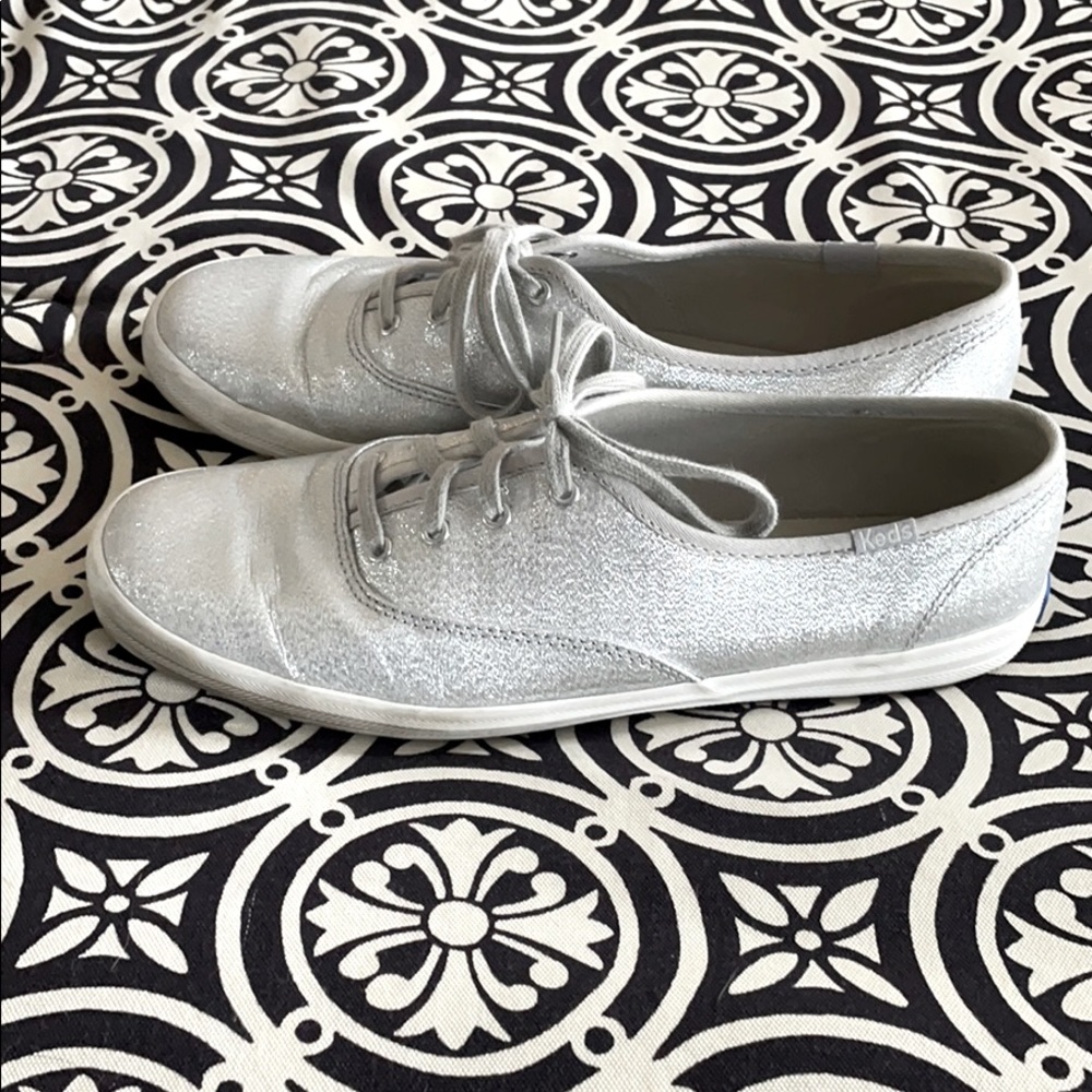 Silver Sparkle Kate Spade Keds